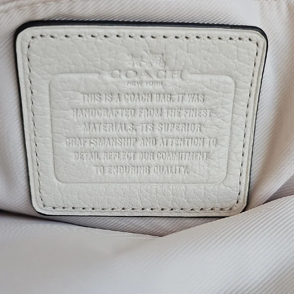 Coach 37167 Mercer Chalk Leather Satchel/shoulder Bag NWOT - Picture 9 of 12